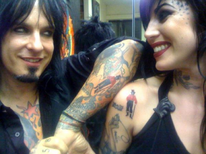 Motley Crue bassist Nikki Sixx and tattoo artist Kat Von D have split after